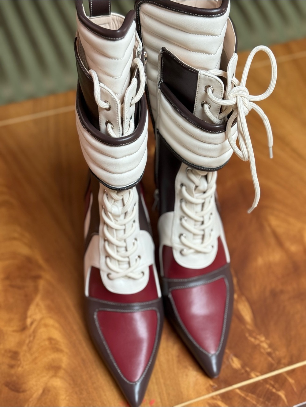 Azalea Wang Amanda stiletto booties size 10 . New no tag - Picture 2 of 12